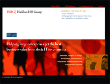 Tablet Screenshot of haddonhillgroup.com